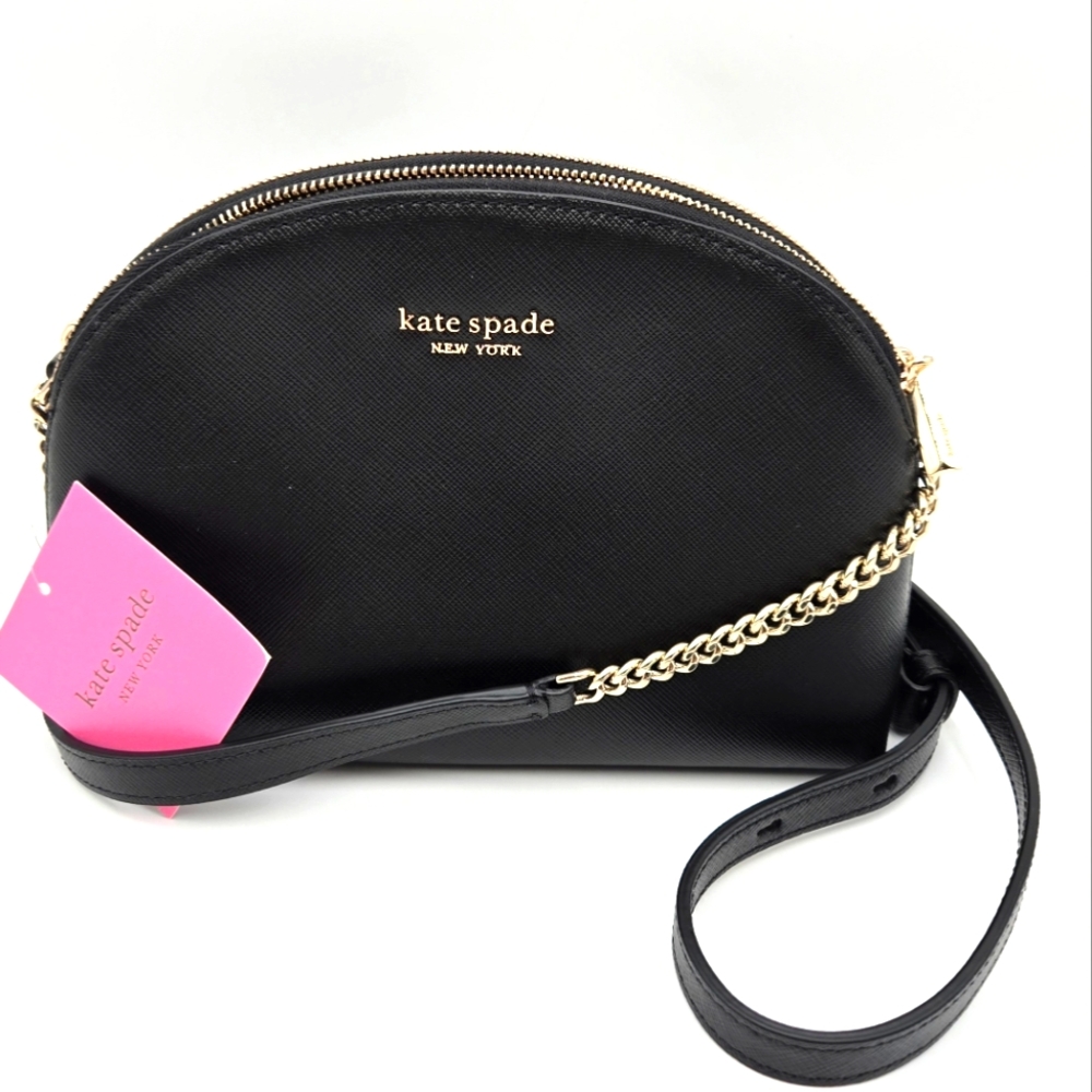 #42 NWT - Kate Spade New York Spencer Double Zip Dome Crossbody/Black
